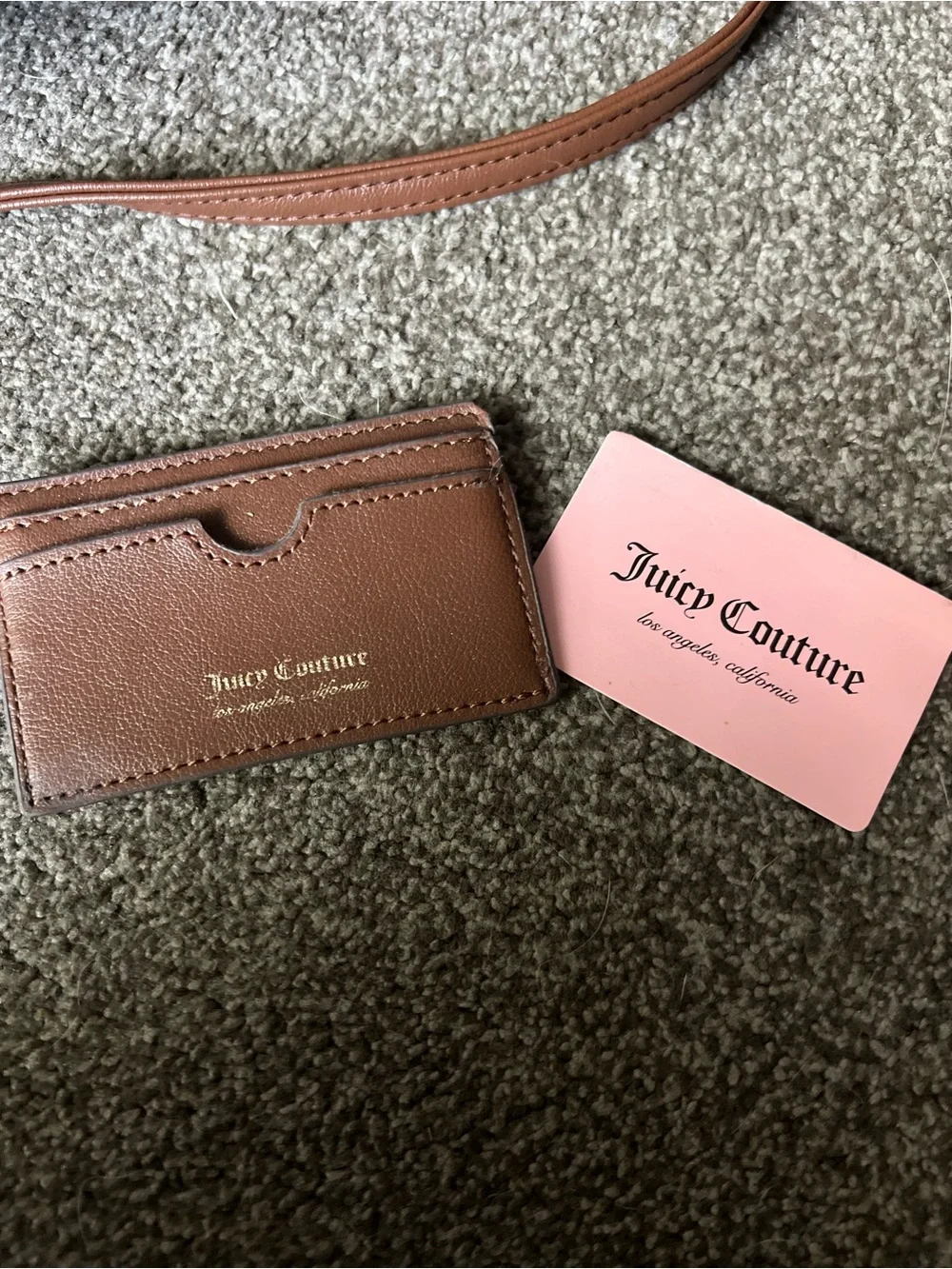 Juicy Couture Logo Purse with Credit Card Wallet